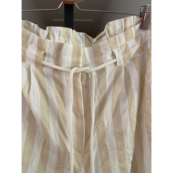 NWT Full Circle Trends Women's Striped Cotton Shorts - Picture 6 of 7